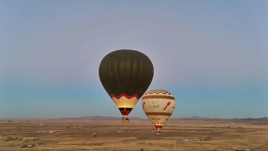 hot air balloon ride in Marrakech